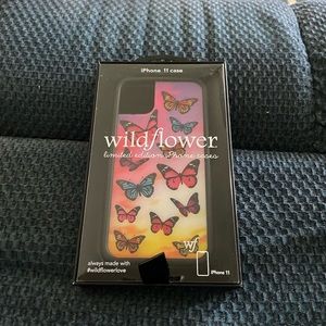 Wildflower iPhone 11 butterfly case